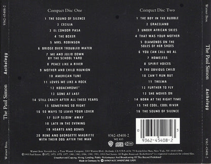 Paul Simon - The Paul Simon Anthology Fatcase 2CD