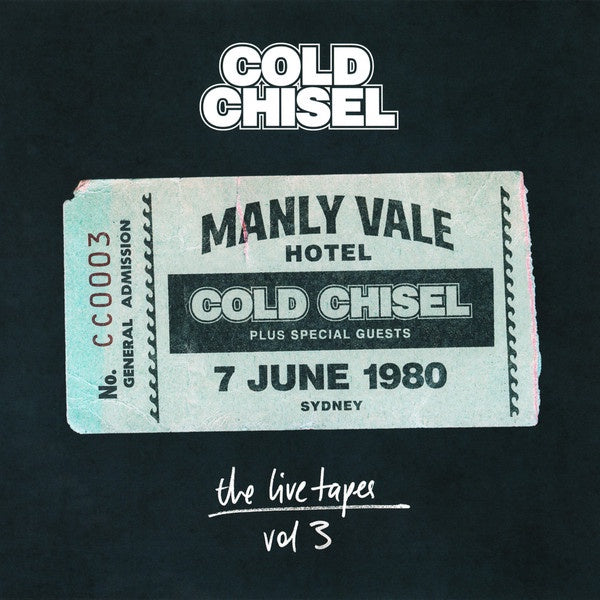 Cold Chisel – The Live Tapes - Vol 3 (Blue Swirl) Coloured Vinyl 2LP (Used)