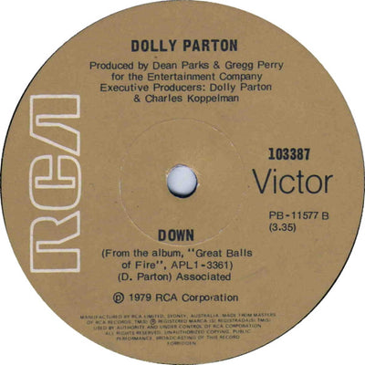 Dolly Parton - You're The Only One / Down 7" Vinyl Single (Used)