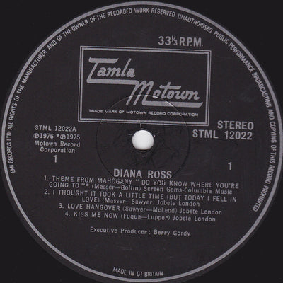 Diana Ross - Diana Ross Vinyl LP (Used)