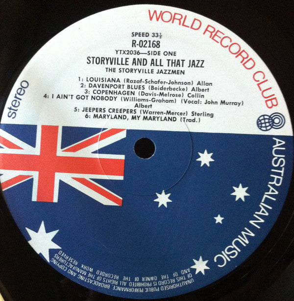 Storyville Jazzmen With Penny Eames & Dutch Tilders - Storyville And All That Jazz Gatefold Vinyl 2LP (Used)