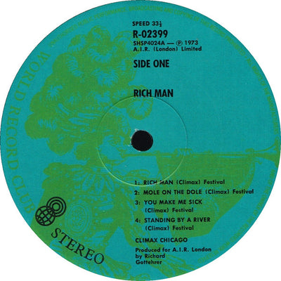Climax Blues Band - Rich Man Vinyl LP (Used)