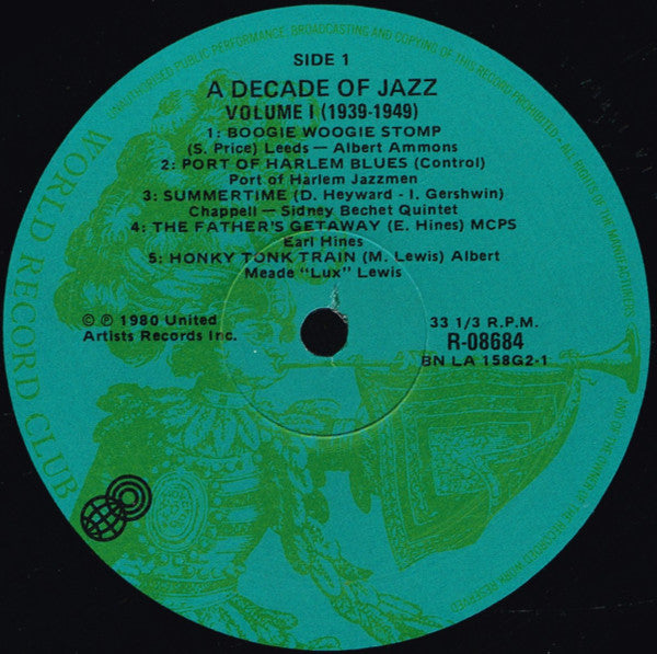 Various Artists - Decade Of Jazz Volume One 1939-1949 Compilation Vinyl 2LP (Used)