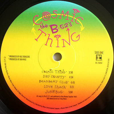 B-52's - Cosmic Thing Vinyl LP (Used)