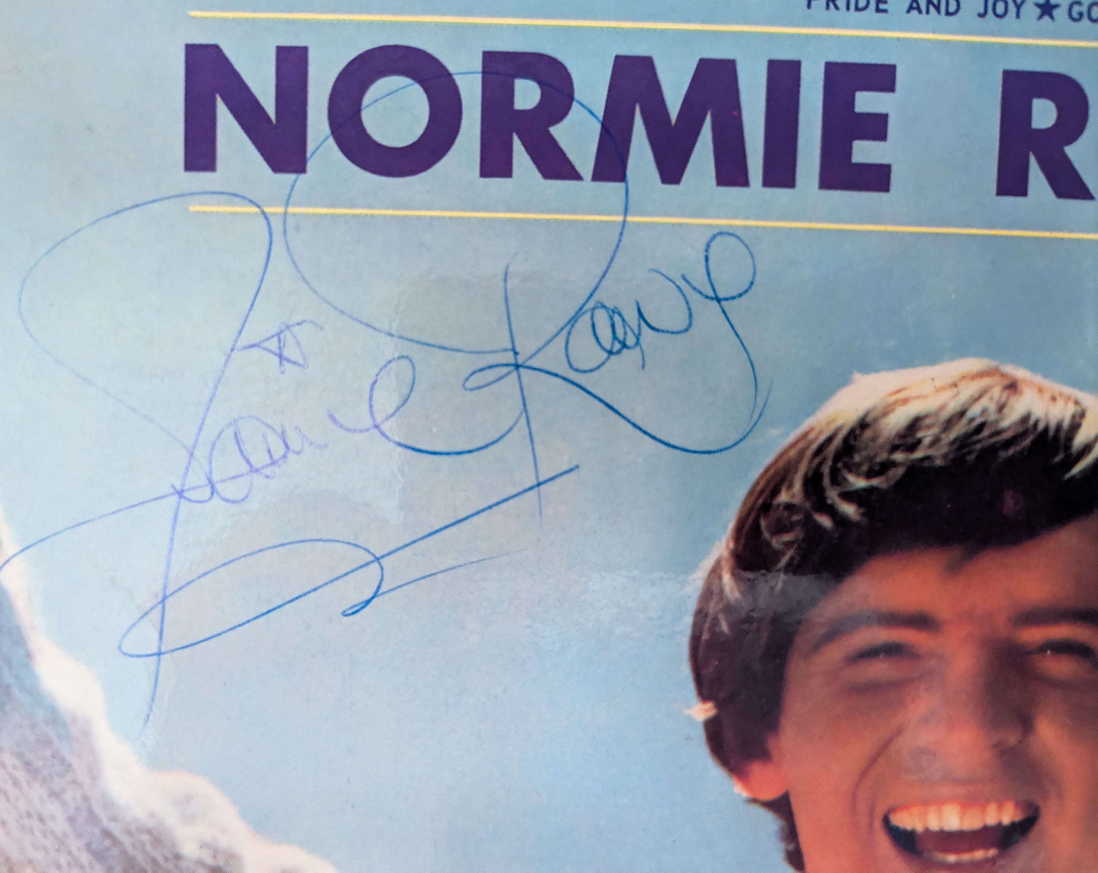 Normie Rowe - A Wonderful Feeling Autographed Vinyl LP (Used)