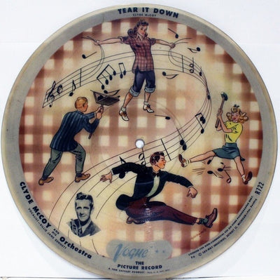 Clyde McCoy & His Orchestra - Tear It Down / Put That Ring On My Finger 10" Picture Disc 78RPM Vinyl Single (Used)