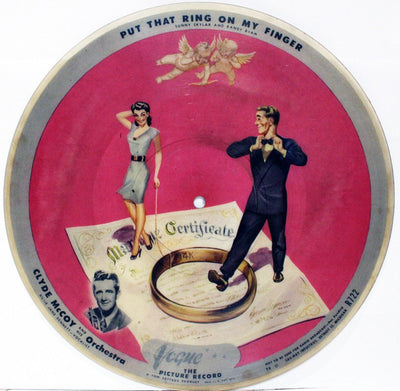 Clyde McCoy & His Orchestra - Tear It Down / Put That Ring On My Finger 10" Picture Disc 78RPM Vinyl Single (Used)