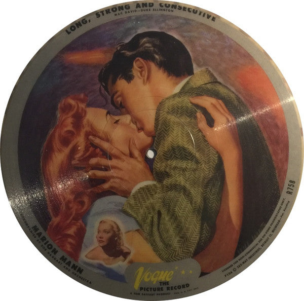 Marion Mann - You're Gonna Hate Yourself In The Mornin' / Long, Strong & Consecutive Picture Disc (1947) Vinyl LP (Used)
