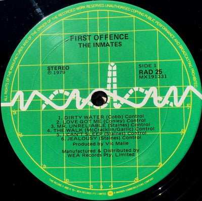 Inmates - First Offence Vinyl LP (Used)