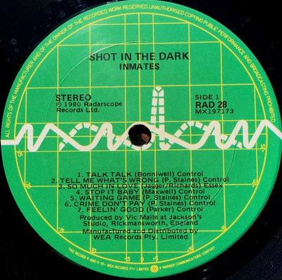 Inmates - Shot In The Dark Vinyl LP (Used)