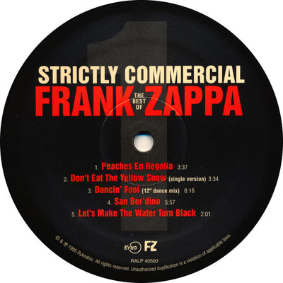 Frank Zappa - Strictly Commercial (The Best Of Frank Zappa) Limited Edition Vinyl 2LP (Used)