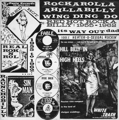 Various Artists - Rockarolla Ahillabilly Wing Ding Do - Red Hot Rock A Billy: 1955-1962 Vinyl LP (Used)