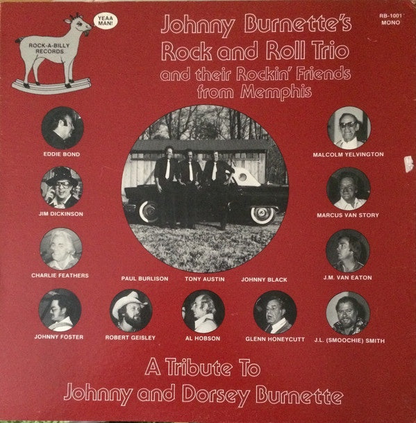 Various Artists - A Tribute To Johnny And Dorsey Burnette - Johnny Burnette's Rock And Roll Trio And Their Rockin' Friends From Memphis Vinyl LP (Used)