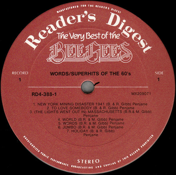 Bee Gees - Very Best Of The Bee Gees Vinyl 6LP Box Set (Used)