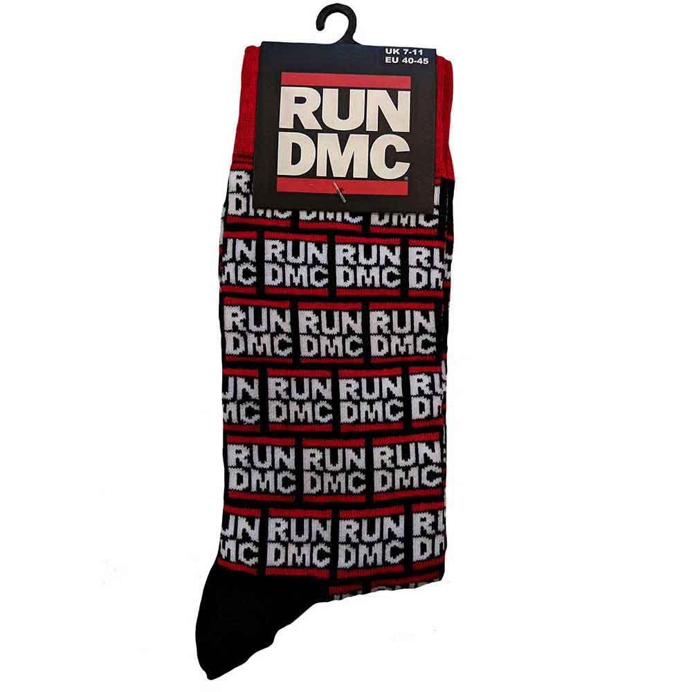 Run DMC - All Over Logo Unisex Socks