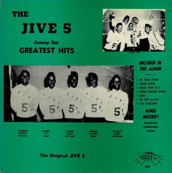 Jive Five - Featuring Their Greatest Hits Vinyl LP (Used)
