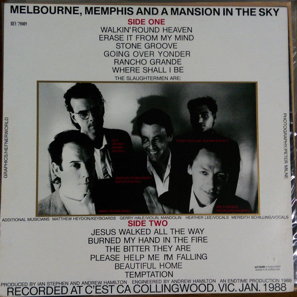 Slaughtermen - Melbourne Memphis And A Mansion In The Sky Vinyl LP (Used)