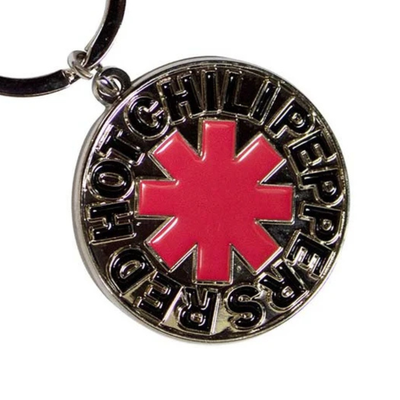 Red Hot Chili Peppers - Asterisk Logo Silver Keychain