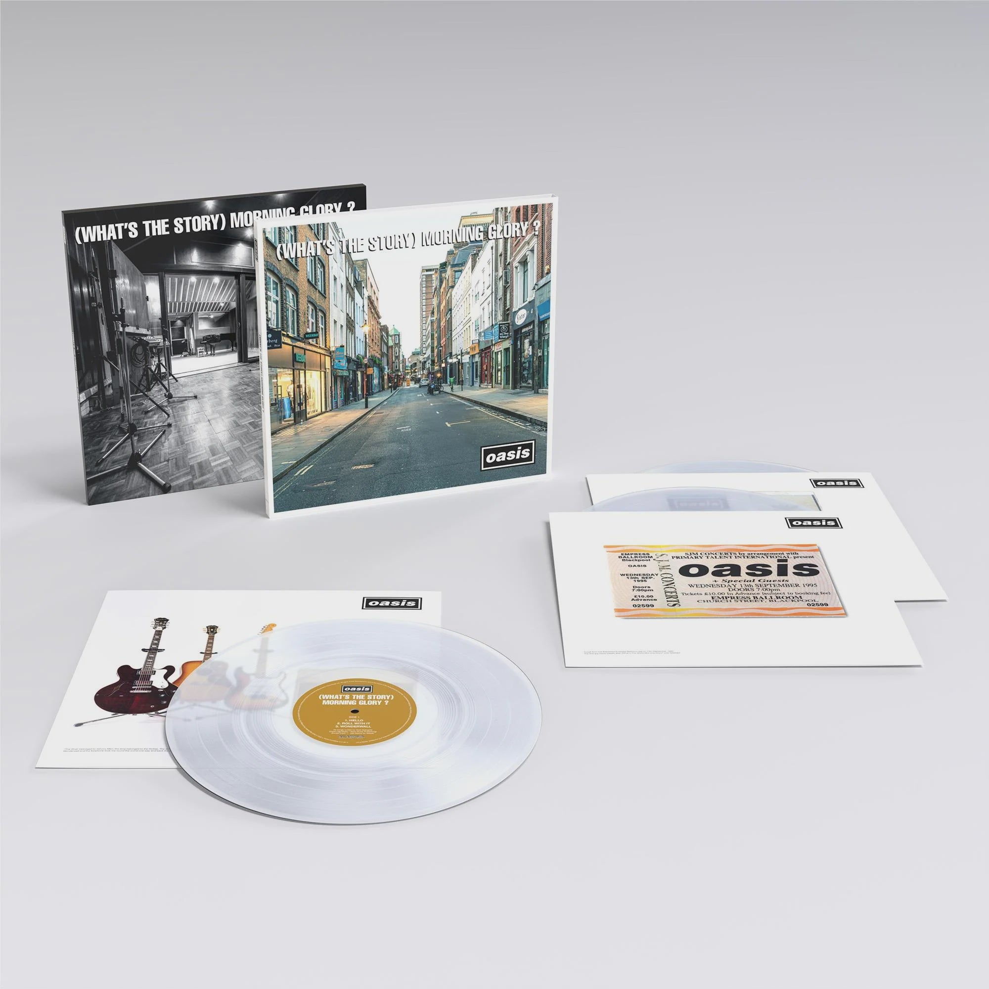 Oasis - (What's The Story) Morning Glory? 30th Anniversary Deluxe Edition Crystal Clear Vinyl LP