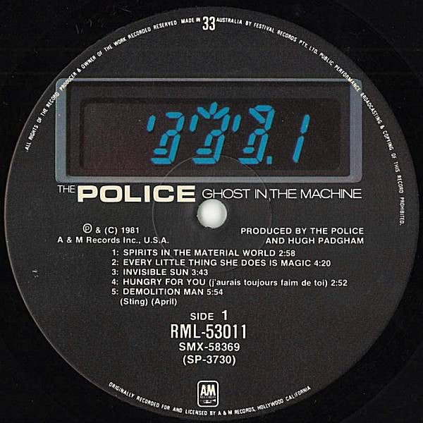 Police - Ghost In The Machine Vinyl LP (Used)