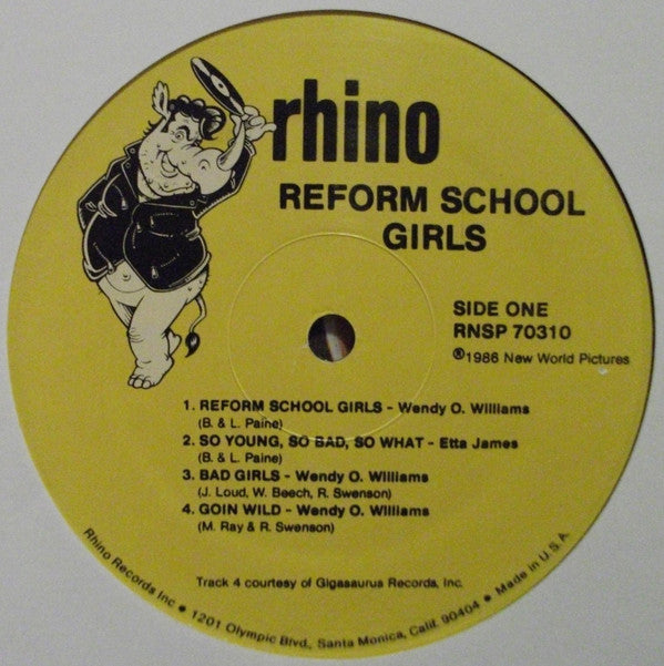 Soundtrack - Reform School Girls (The Original Soundtrack) Vinyl LP (Used)
