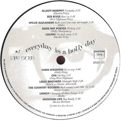Various Artists - Everyday Is A Holly Day (February 3rd 1959-1989) 10" Vinyl 2LP (Used)
