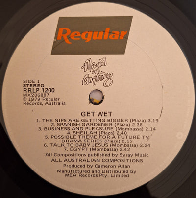 Mental As Anything - Get Wet Reissue Vinyl LP (Used)