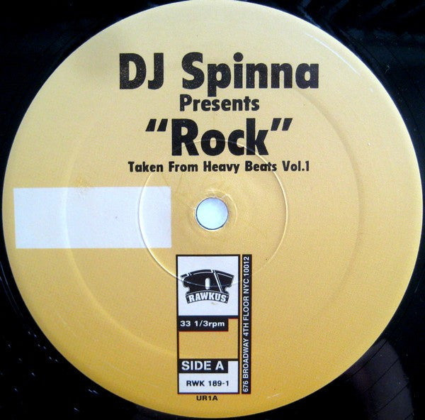 DJ Spinna - Rock / Watch Dees 12" Vinyl Single (Used)