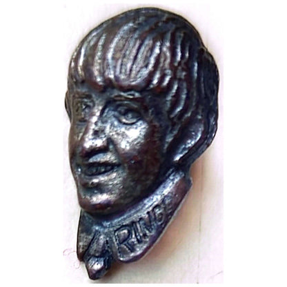 Beatles - Original 1960s Silver Ringo Tie Tack Pin Badge (Used)