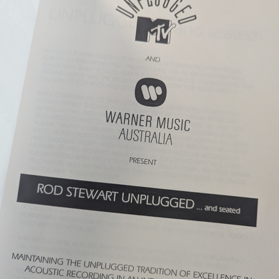 Rod Stewart - Promotional Retailer Kit 'Unplugged'