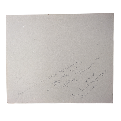 Roger Taylor - Autograph & Original Print Circa 1986