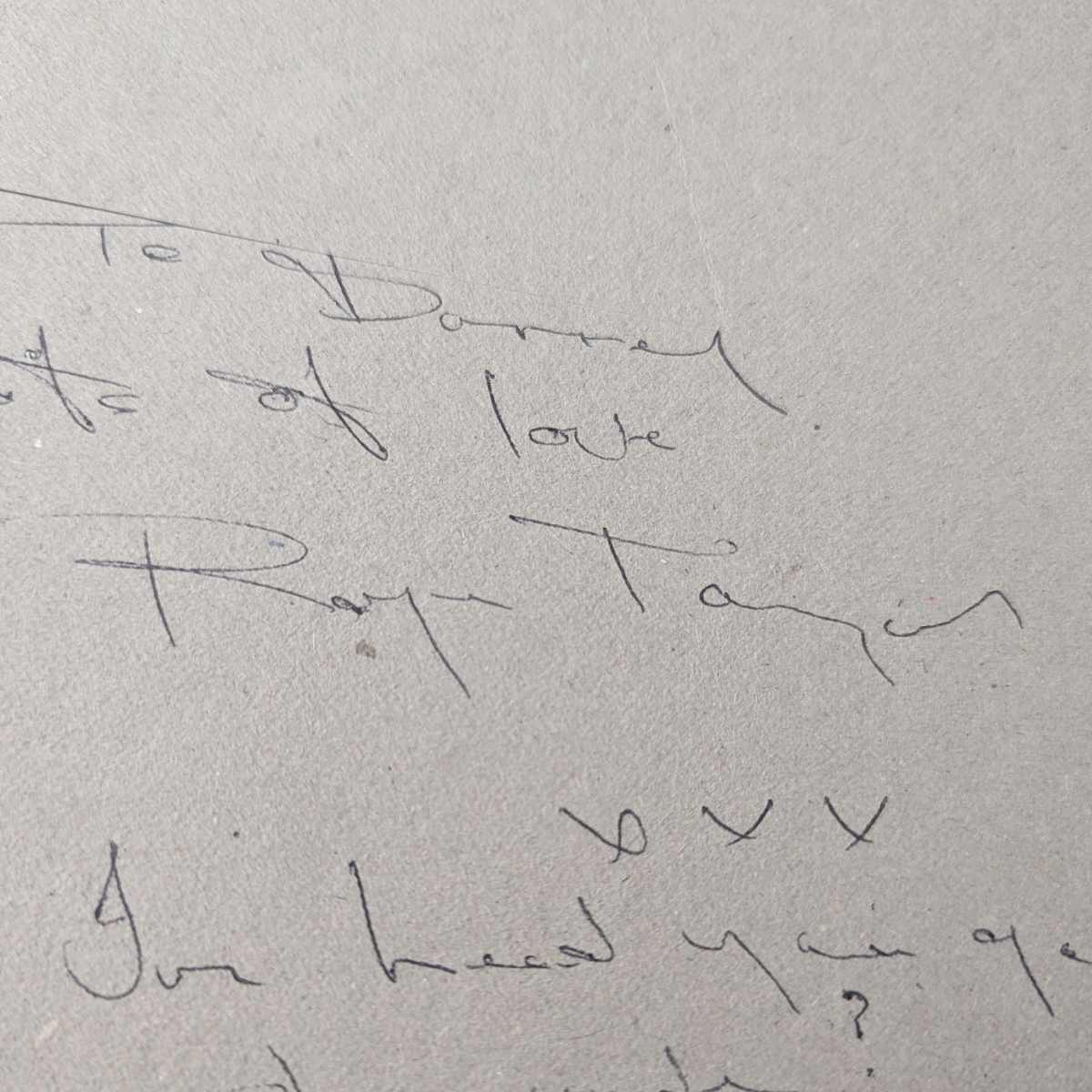 Roger Taylor - Autograph & Original Print Circa 1986