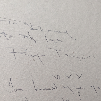 Roger Taylor - Autograph & Original Print Circa 1986