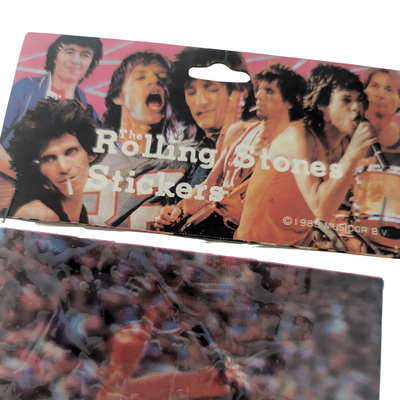 Rolling Stones - Mick Jagger Sealed Sticker 1983 (White Shirt)