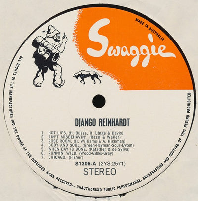 Django Reinhardt - The Quintette Of The Hot Club Of France Volume Two Vinyl LP (Used)