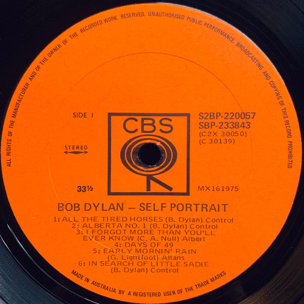 Bob Dylan - Self Portrait Vinyl 2LP (Used)
