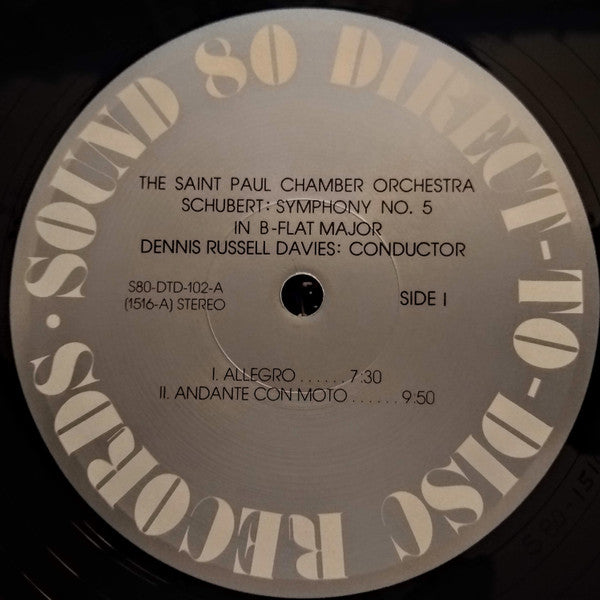 Schubert - Symphony No. 5 In B♭ Major Vinyl LP (Used)