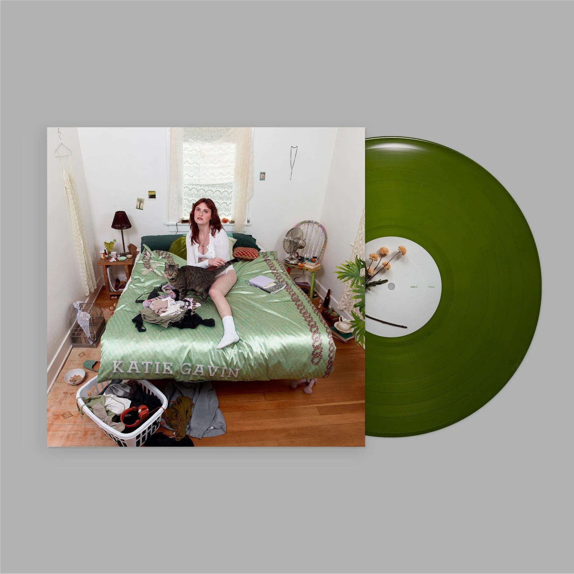 Katie Gavin - What A Relief Olive Coloured Vinyl LP