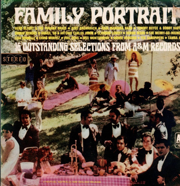 Various Artists - Family Portrait - 16 Outstanding Selections From A&M Records Vinyl LP (Used)