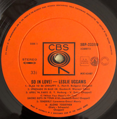 Leslie Uggams - So In Love! Vinyl LP (Used)