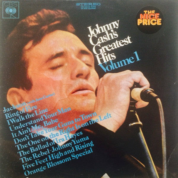 Johnny Cash - Greatest Hits Vol 1 Vinyl LP (Used)
