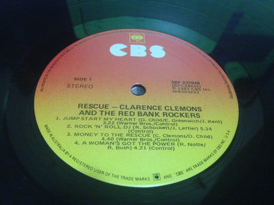 Clarence Clemons And The Red Bank Rockers - Rescue Vinyl LP (Used)