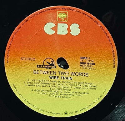 Wire Train - Between Two Words Vinyl LP (Used)