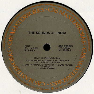 Ravi Shankar - The Sounds Of India Vinyl LP (Used)