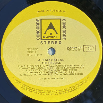 Hollies - A Crazy Steal Vinyl LP (Used)