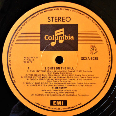 Slim Dusty - Lights On The Hill Vinyl LP (Used)