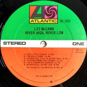 Les McCann - River High River Low Vinyl LP (Used)