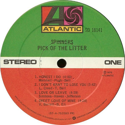 Spinners - Pick Of The Litter Vinyl LP (Used)
