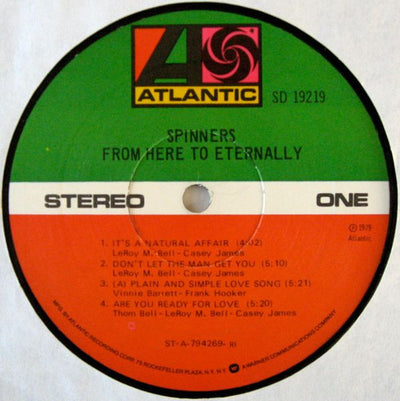 Spinners - From Here To Eternally Vinyl LP (Used)