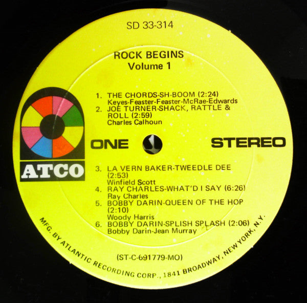 Various Artists - Rock Begins Volume 1 Vinyl LP (Used)